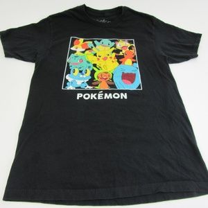 Pokemon Graphic Tee Pikachu Balbasaur Medium